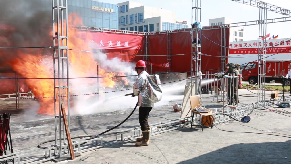 Fire R Tetu EV Fire Test - Anzon Aerogel Fire Safety