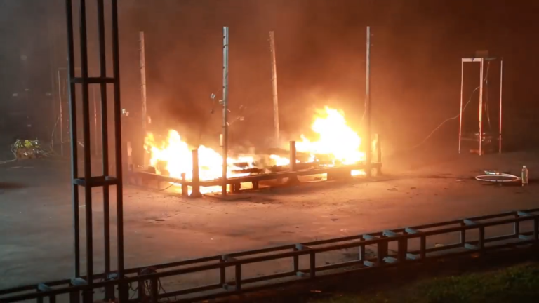 lithium battery fire test1