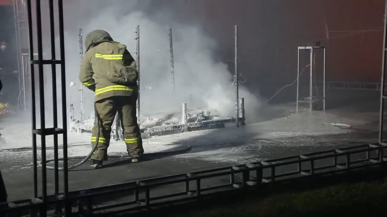 lithium battery fire test3