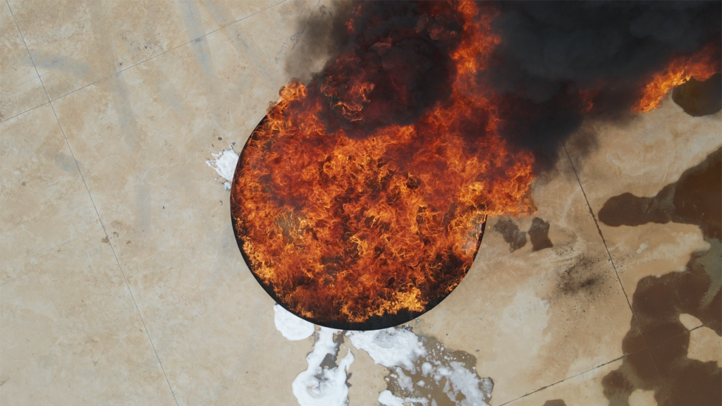 Fire R Tetu Oil Fire Test | Anzon Aerogel Fire Safety